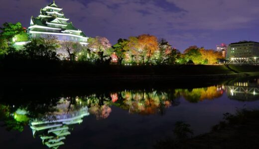 岡山へおいでよ。＞後楽園では夜間ライトアップ【春の幻想公園】を開催中！